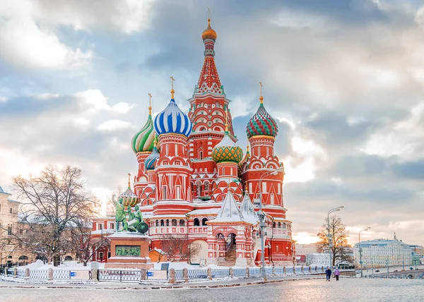 Catedral de São Basílio. Moscovo, Rússia — Fotografia de Stock