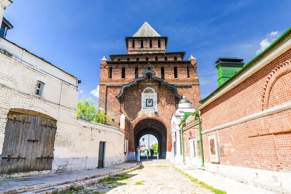Ворота фортеці Коломна, Росія — стокове фото