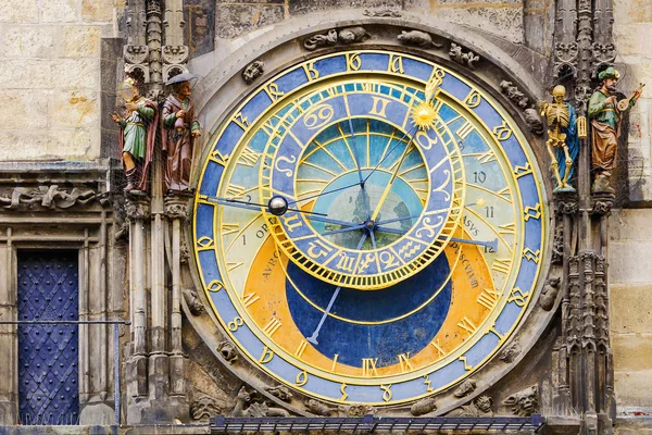 Astrogolische Uhr am Prager Rathaus — Stockfoto