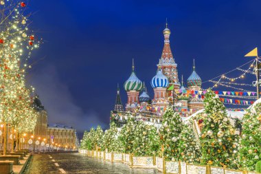 Noel Moskova'da. Moskova Kızıl Meydan