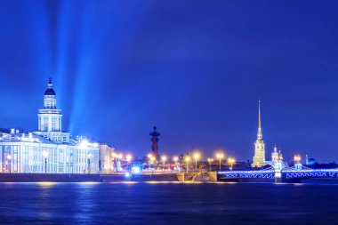 St. Petersburg, Rusya 'da gece görüşü