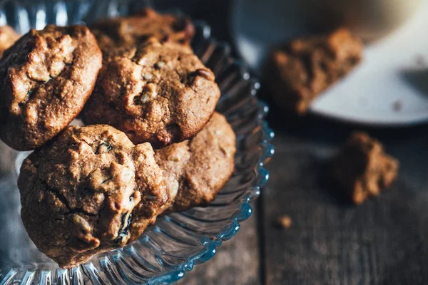 Almond Butter Cookies Selective Focus — Stock Photo, Image