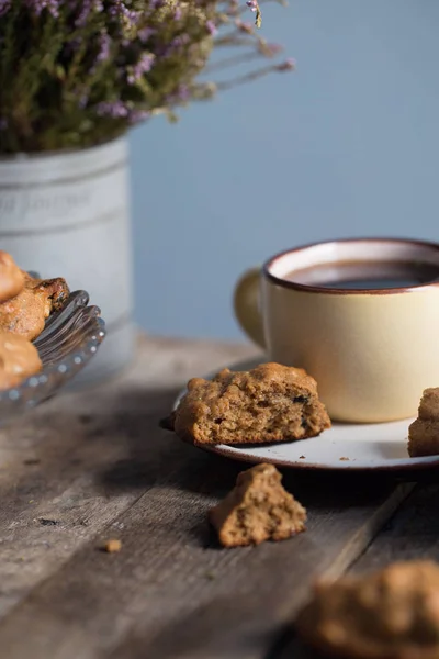 Almond Butter Cookies Selective Focus — Stock Photo, Image