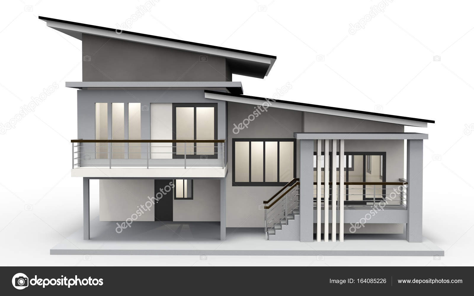 Modern house 2nd floor photo by