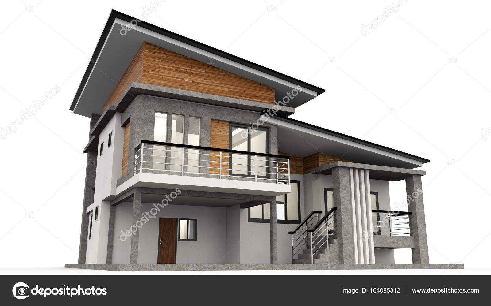 Modern house 2nd floor photo by