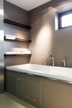 Modern beton banyo
