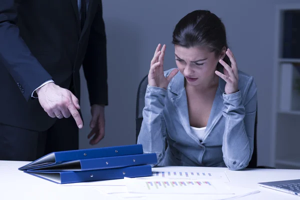 Se suponía que era un trabajo de ensueño. — Foto de Stock