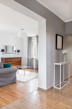 Sıcak düz iç fikir