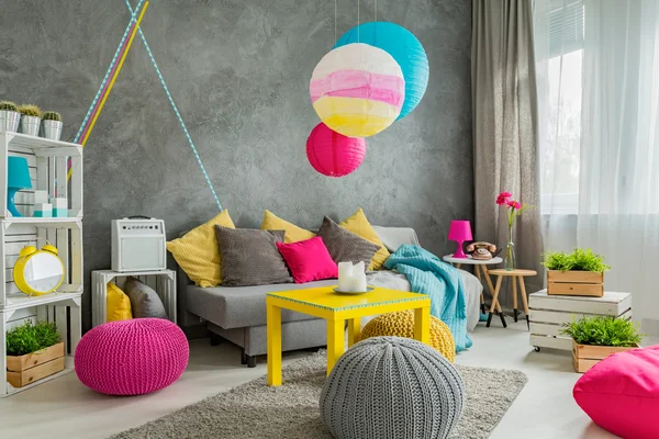 Colorida idea de decoración para el hogar — Foto de Stock