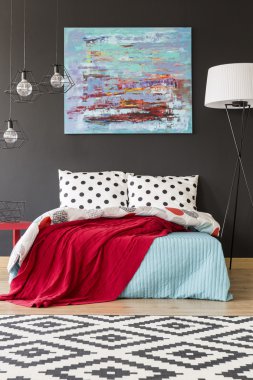 Modern ruh ile yatak odası