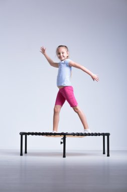Sağlıklı ve sportif bir kız!