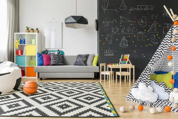 Child room ideal to sleep and play — Stock Photo, Image