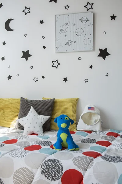 Simple cosmic wall decor idea — Stock Photo, Image