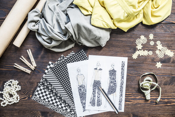 Место работы модного дизайнера
