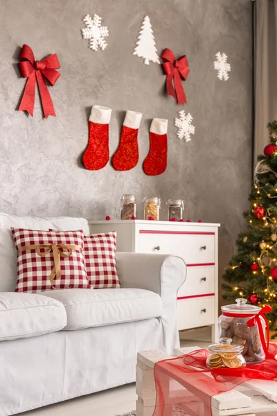 Decoraciones simples de Navidad — Foto de Stock