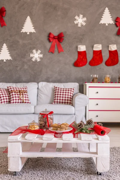 Apartamento decoraciones de Navidad — Foto de Stock