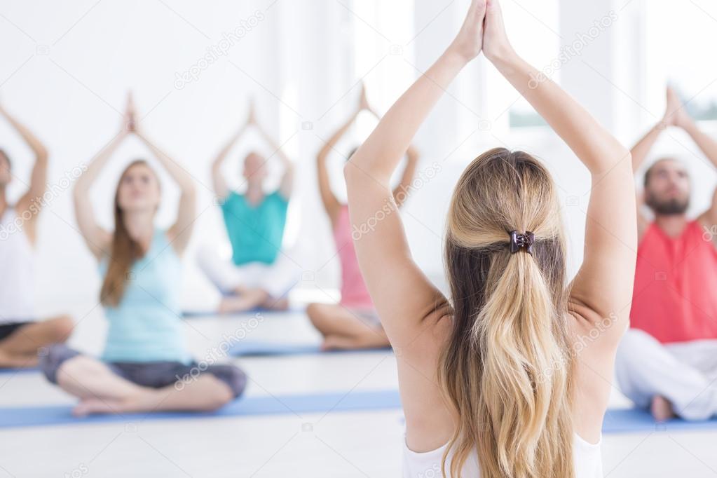 Woman yoga instructor 