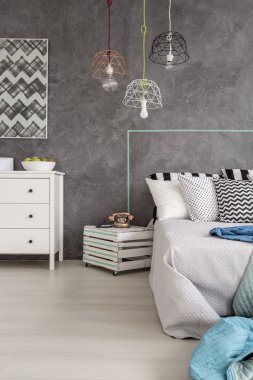 minimalist yatak odası iç