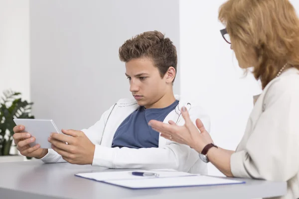 Jonge tiener psychotherapie — Stockfoto