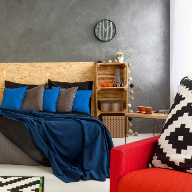 modern yatak odası iç