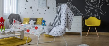 Çocuk odası duvar yazı tahtası