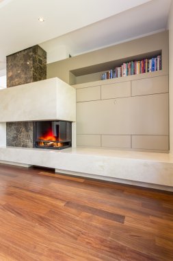 Modern oturma odası.