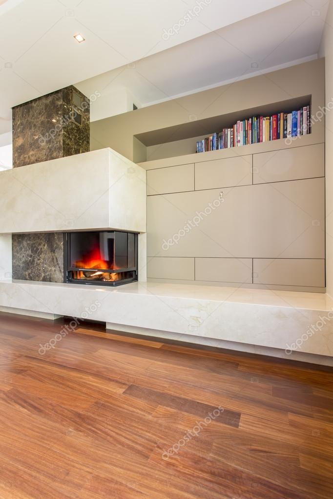 Moderna sala de estar interior — Stock Photo © photographee.eu #128301066