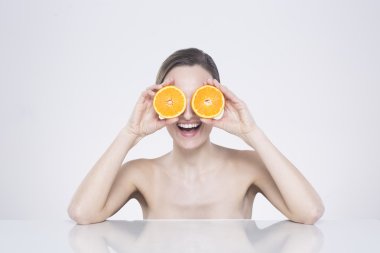 Kadın koruma halfs Orange