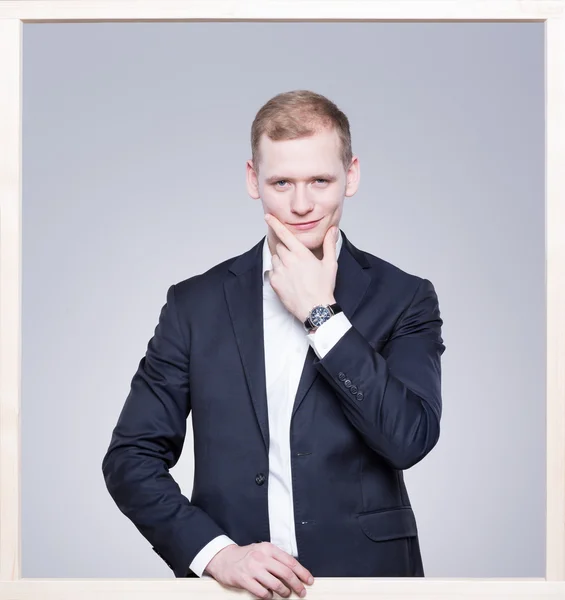 Young and elegant businessman — Stock Photo, Image