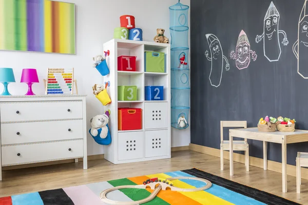 Buntes Kinderzimmer — Stockfoto