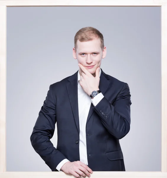 Young and elegant businessman Stock Picture