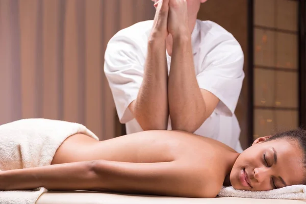 Deep tissue massage — Stock Photo, Image