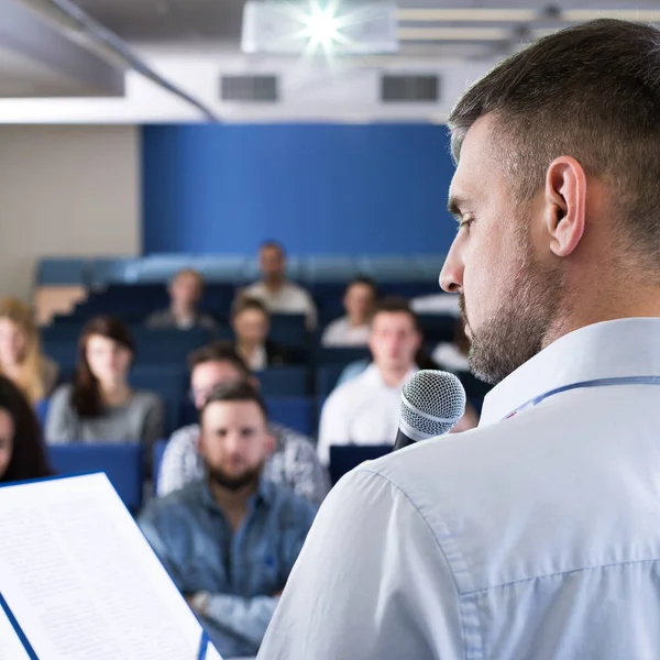 Professor en studenten — Stockfoto