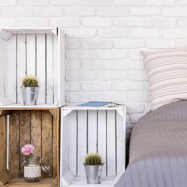 Yatak DIY ahşap mobilya