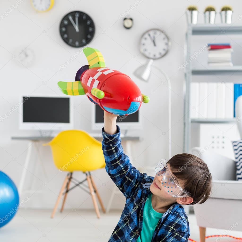 a toy rocket