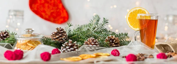 Detail z vánočního stolu — Stock fotografie