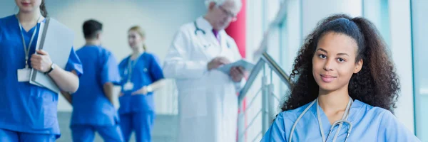 Busy doctors of medicine — Stock Photo, Image