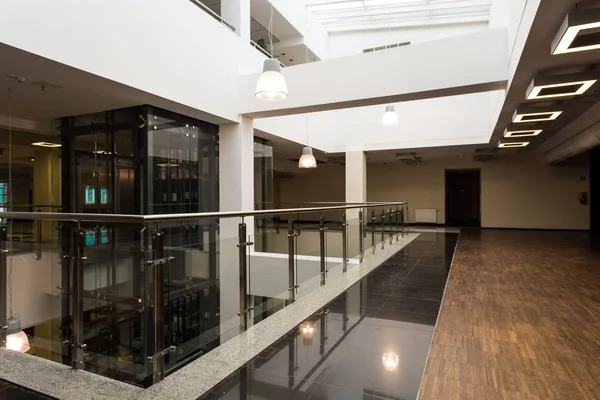 Modern hall with ceiling backlight — Stock Photo, Image