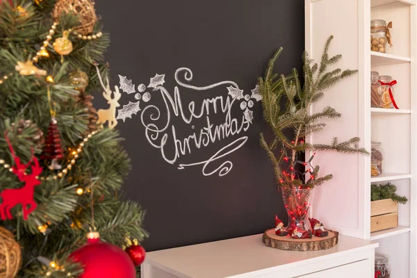 Merry christmas sign — Stock Photo, Image