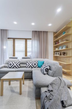 Bir nap için davet rahat salon köşe