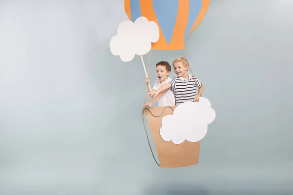 DIY balon ile rüya gibi uçuş — Stok fotoğraf