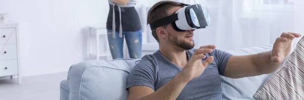 Virtuele werkelijkheid bril — Stockfoto