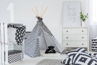 Çocuk yatak odası oyun çadırı