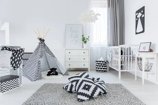 Habitación infantil en estilo escandinavo —  Fotos de Stock