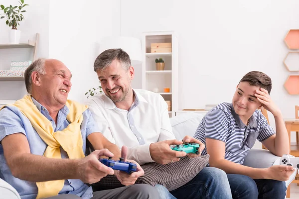 Father, son and grandson — Stock Photo, Image