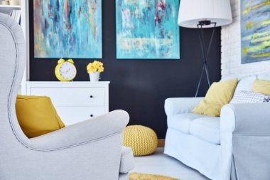 Rahat oturma odası dekor