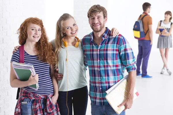 Friends at college — Stock Photo, Image