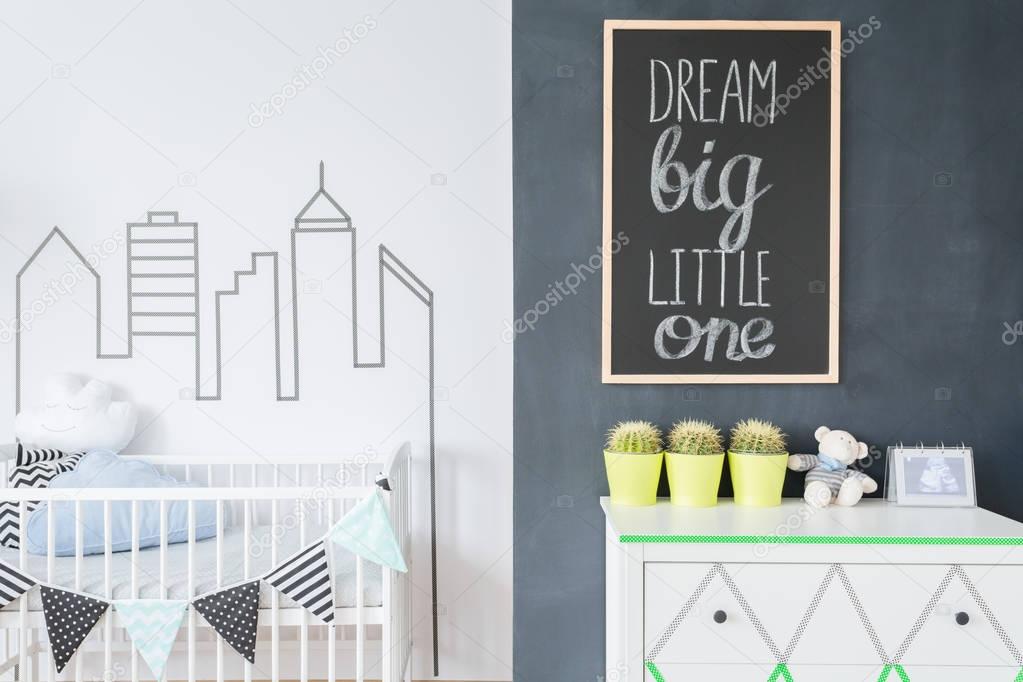 Creative decorations to make a baby room a home