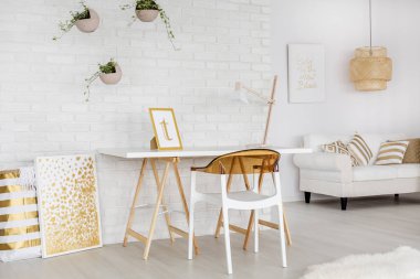 Minimalist dekor ile daire