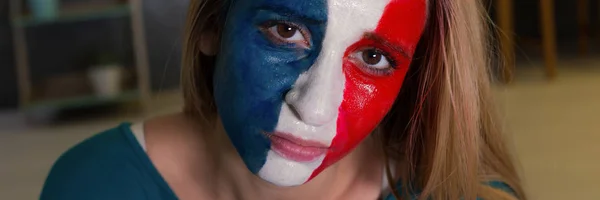 Sad French football fan
